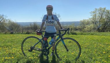 Pitching in: Cycling to support mental health programs – and to heal