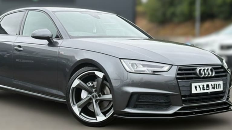 A grey 2007 Audi A4.