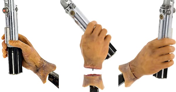 Luke Skywalker's Empire Strikes Back lightsaber auctioned for $6.4m