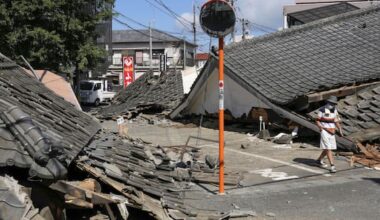 Survivors sleep in cars as death toll from Japan quake rises to 34
