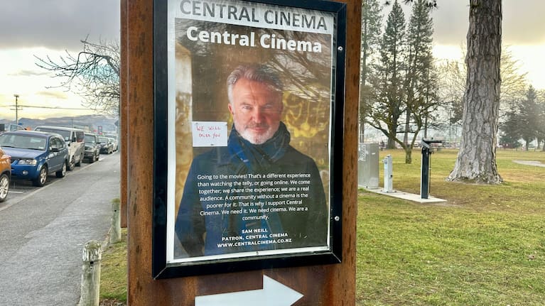 A small tribute to actor Sam Neill in Central Otago.