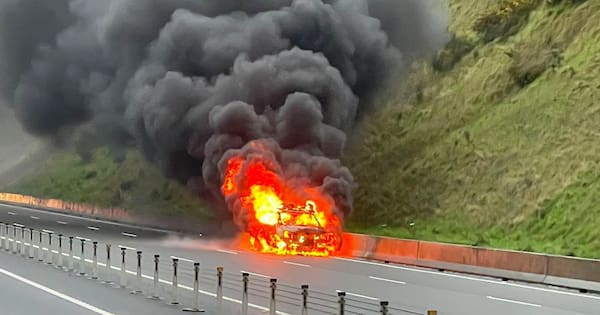 Northbound lanes on Wellington's Transmission Gully reopen after fire