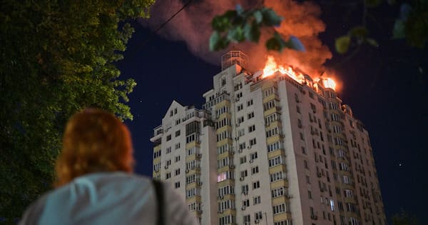 'Furious' Russian attack on Ukraine shakes Kyiv for hours