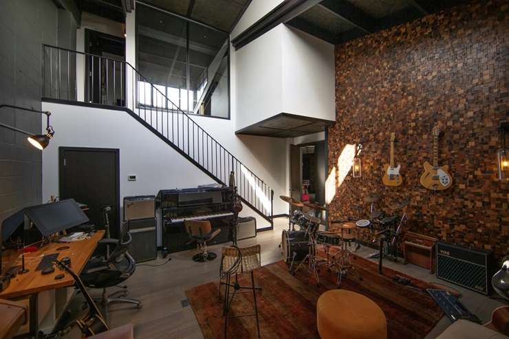 Director Andrew Adamson’s Manhattan-style home in Auckland’s Grey Lynn was completed in 2020 and is now up for grabs. Photo / Supplied