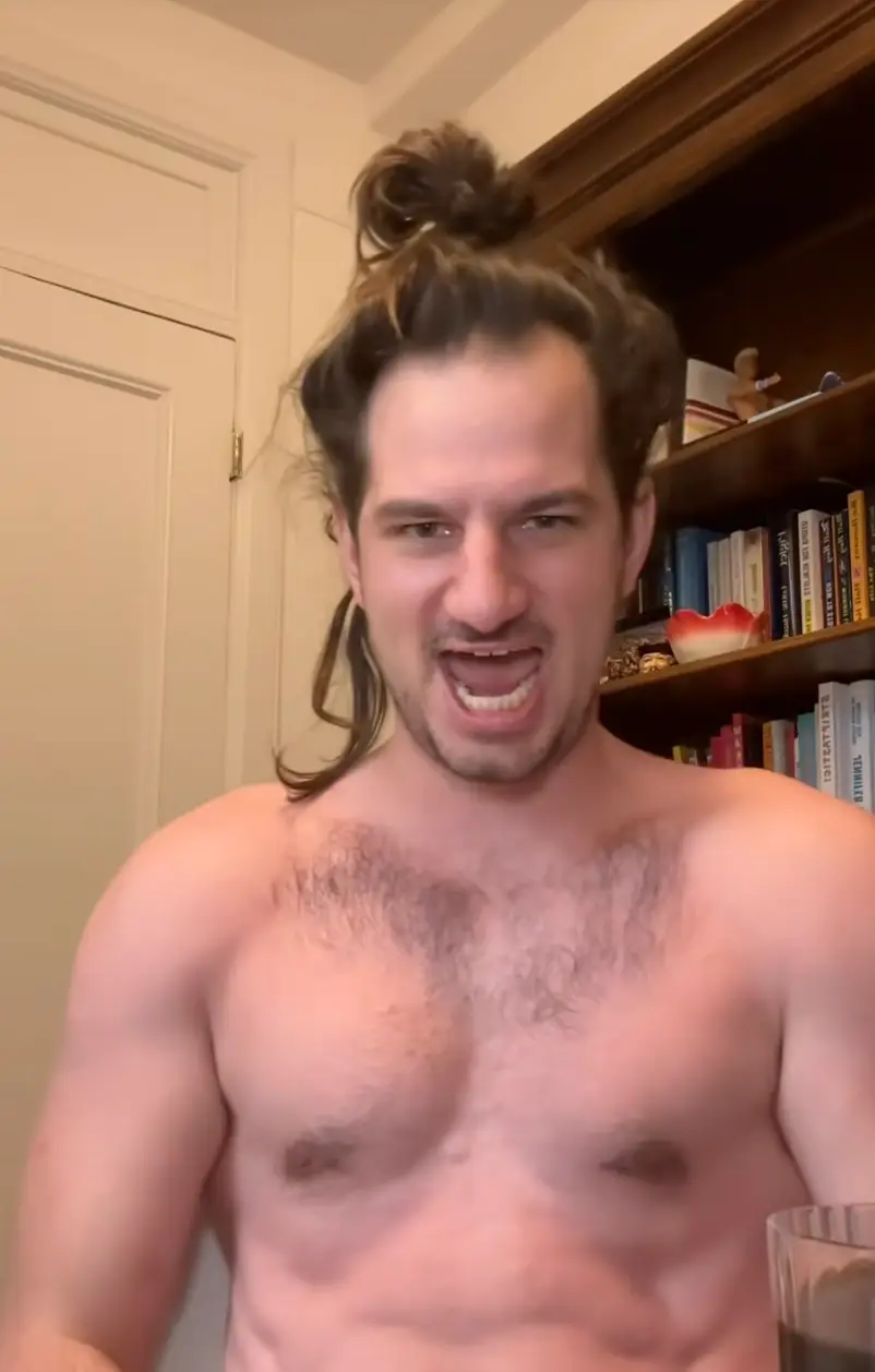 Peter's fitness results (TikTok/Boozebagfitness)