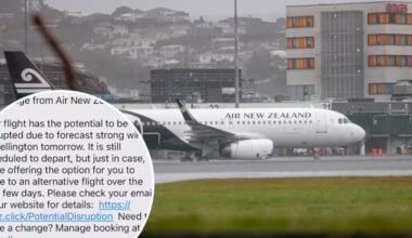 Air New Zealand warns of flight delays as wild weather hits Wellington
