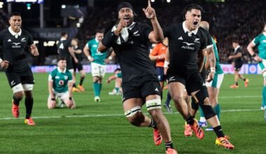 All Blacks' big men dominate Irish to extend streak at fortress