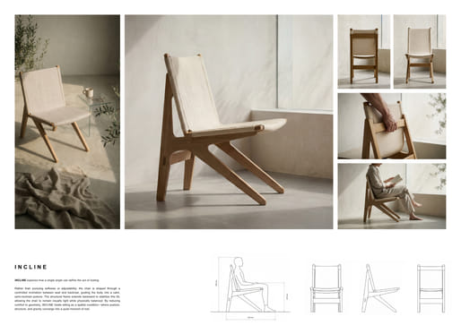 ​​Honorable Mention​: Incline​ by Kaiwen Liu and Yuhe Wang of Pratt Institute (United States)