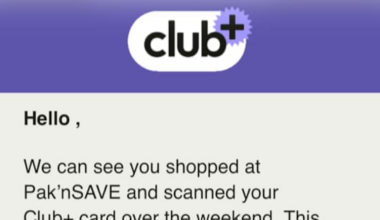 Foodstuffs' Club+ sends fuel voucher emails to wrong customers