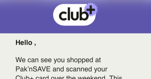 Foodstuffs' Club+ sends fuel voucher emails to wrong customers