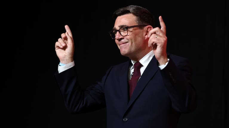 Andy Burnham after being confirmed as the Labour Party's new leader and the country's next prime minister, during 'Labour's Special Conference' in central London, Friday July 17, 2026.