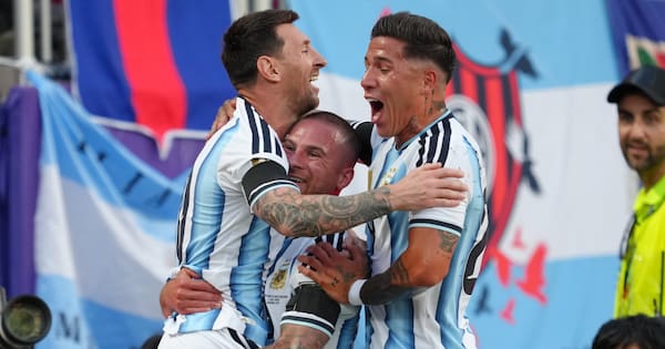 Argentina to face England in semis after 3-1 win over Switzerland