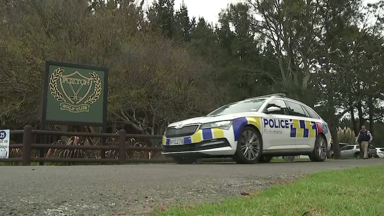 Armed police and dog units searched the Foxton area following a serious assault in Whangaehu which left one person in a critical condition.