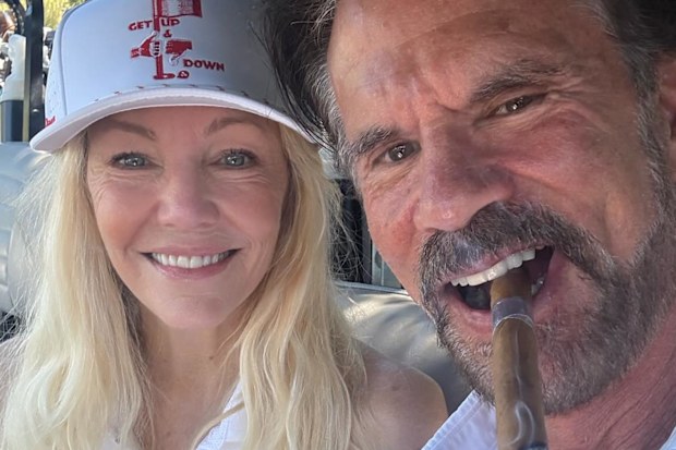 Heather Locklear and Lorenzeo Lamas