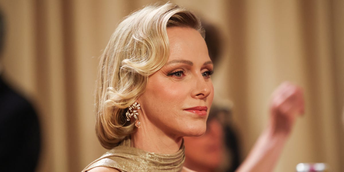 Princess Charlene Wears Gold Elie Saab Gown to the 2026 Red Cross Ball in Monaco