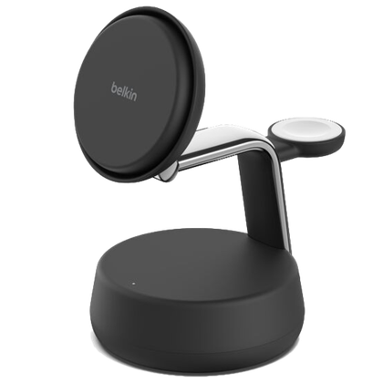 Wireless charger against a transparent background.