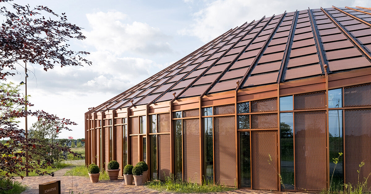BIG completes dymak's HQ as full-scale showcase of materials