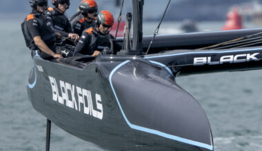 New Zealand’s Black Foils chasing third straight Great Britain Sail Grand Prix win • Live Sail Die