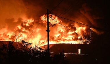 Wildfires rage in parts of Europe as toxic smoke warnings issued