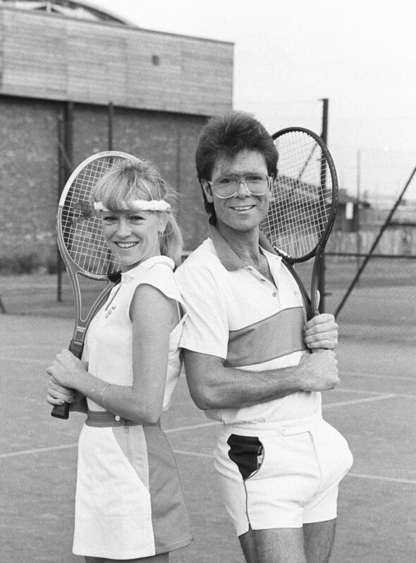 Sue Barker And Cliff Richard Sue Barker And Cliff Richard