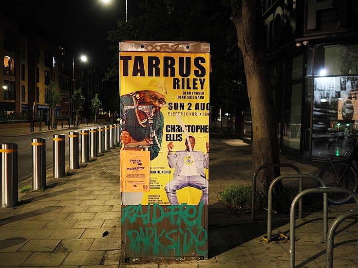 Photo feature: street posters and stickers on the streets of Brixton, July 2026