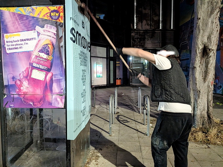 Photo feature: street posters and stickers on the streets of Brixton, July 2026