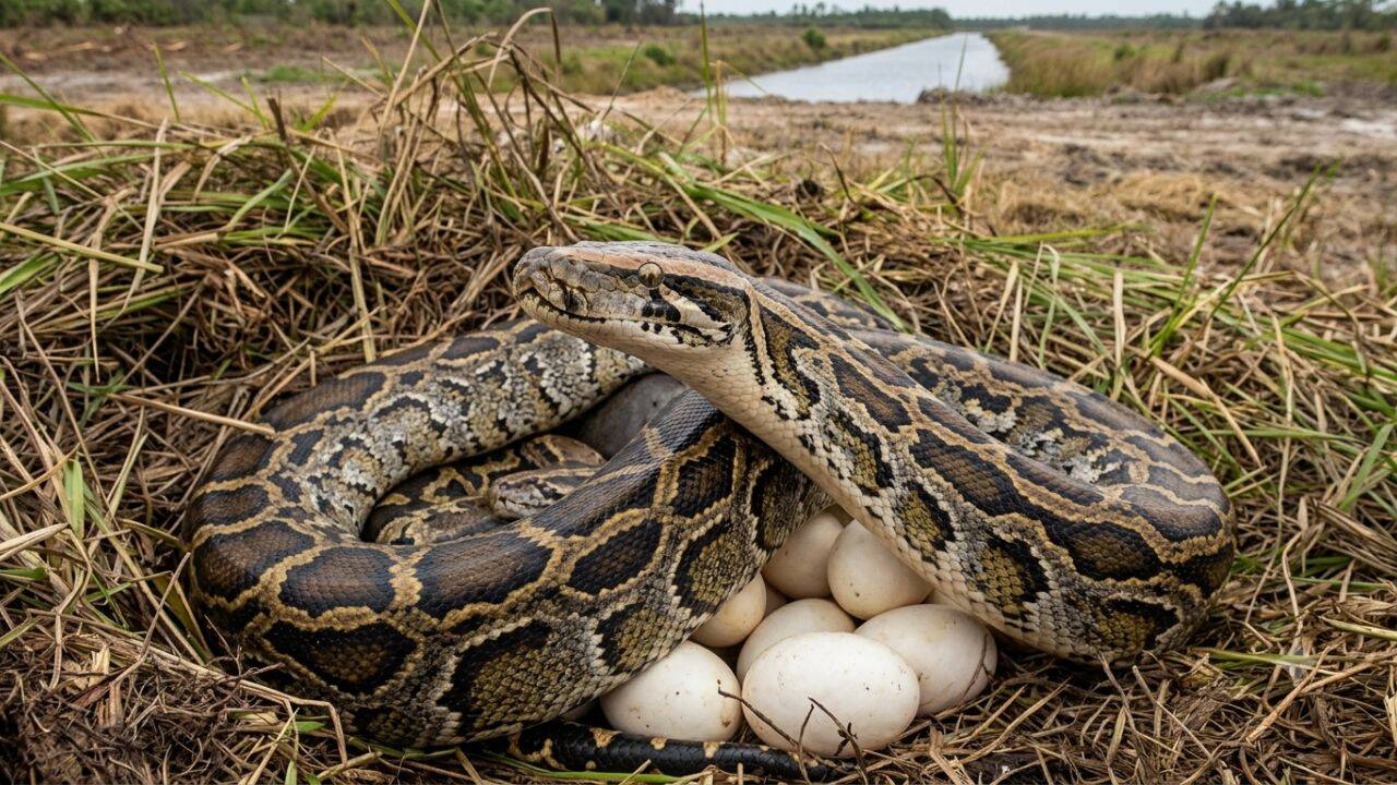 Burmese python breeding hotspot
