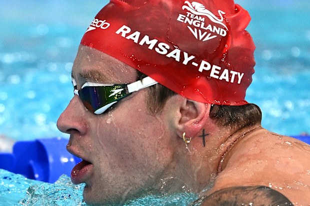 Adam Peaty of Team England in action during a training session on day zero of the Glasgow 2026 Commonwealth Games