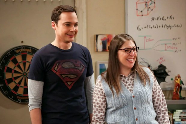 Sheldon and Amy Jim Parsons and Mayim Bialik