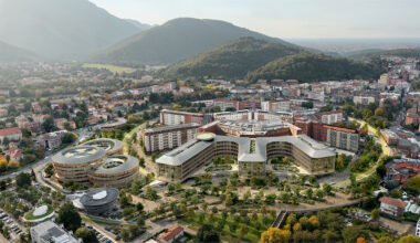 kilometer-long garden ring shapes carlo ratti associati's 'hospital of the future'