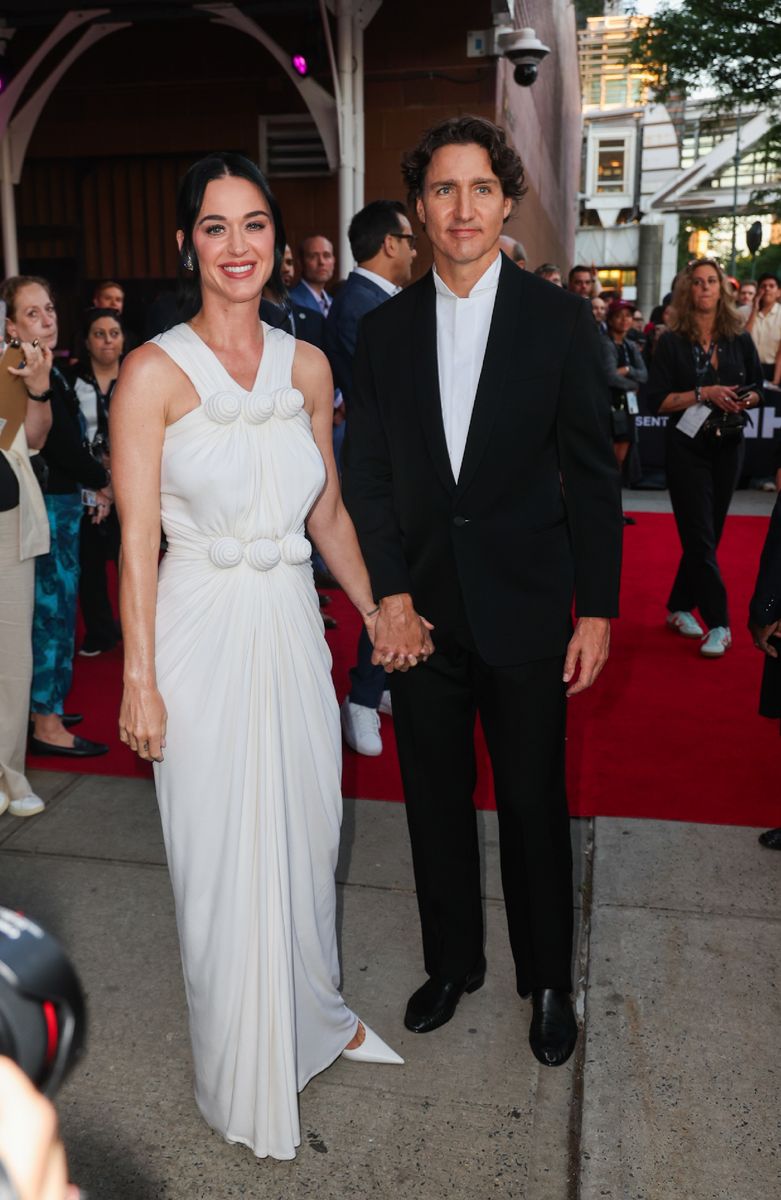 NEW YORK, NY - JUNE 8: Katy Perry and Justin Trudeau are seen arriving to the Tribeca Festival on June 8, 2026 in New York, New York. (Photo by MEGA/GC Images) 
