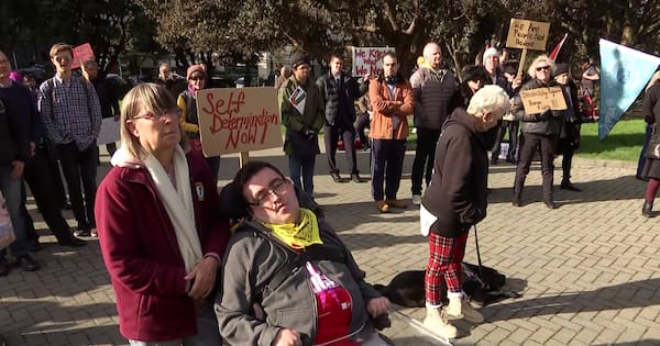 Families deliver petition urging Govt to scrap support services bill