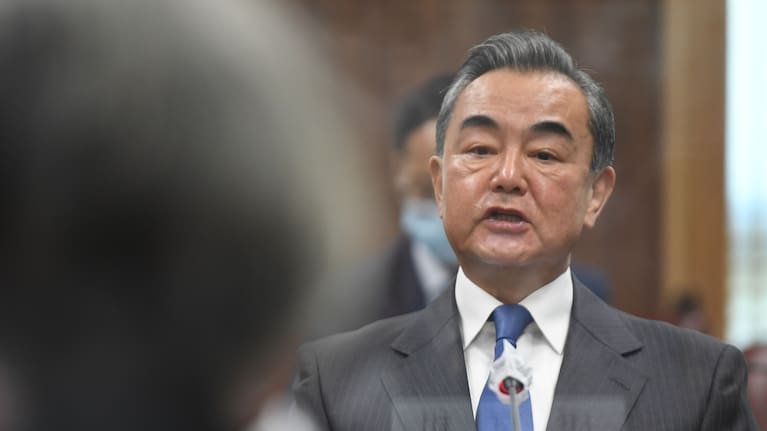 Chinese Foreign Minister Wang Yi.