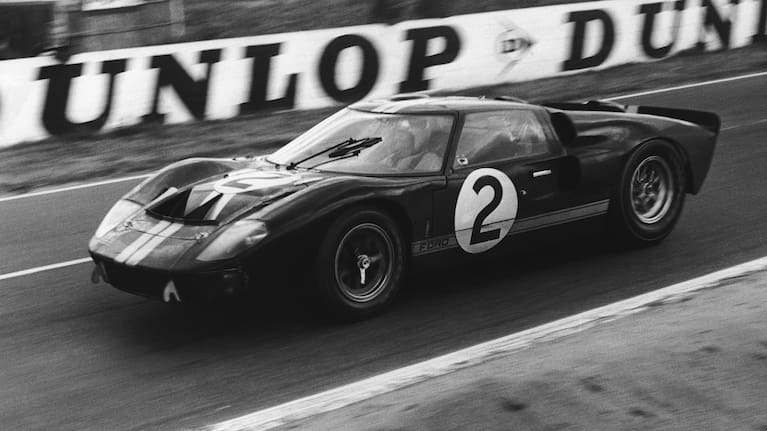 Chris Amon/Bruce McLaren (Ford GT40 Mk II), during the 24 Hours of Le Mans at Circuit de la Sarthe on June 18-19, 1966 in Le Mans, France. 