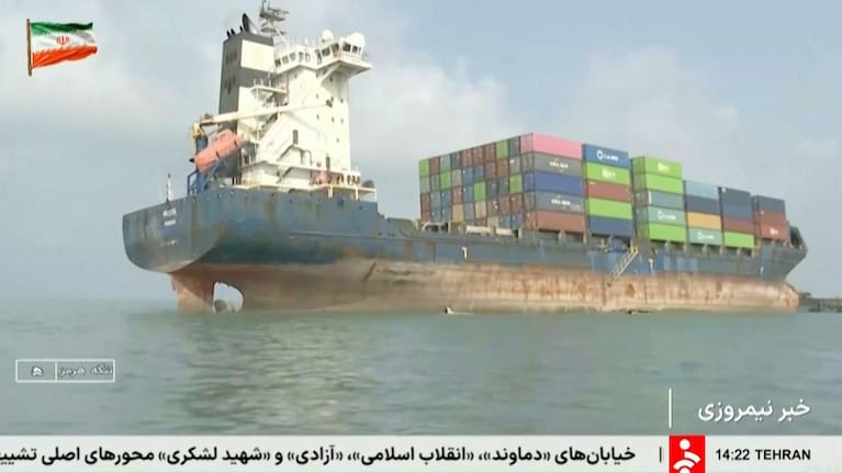Commercial vessels are seen in the Strait of Hormuz off Bandar Abbas, Iran, Tuesday, June 30, 2026.