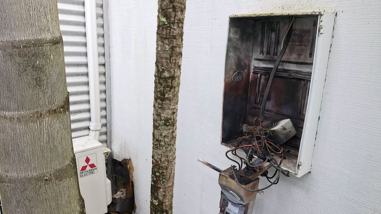 "Considerable damage" to a home in Whangamatā after it was struck by lightning overnight.