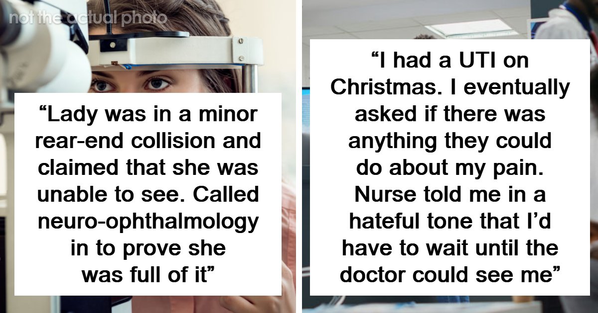 55 Medical Professionals Reveal Fake Illness Stories
