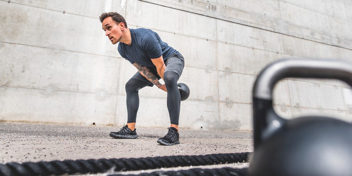 One Kettlebell, Two Burpees: This CrossFit Hero WOD Is One of the Most Efficient Workouts You Can Do
