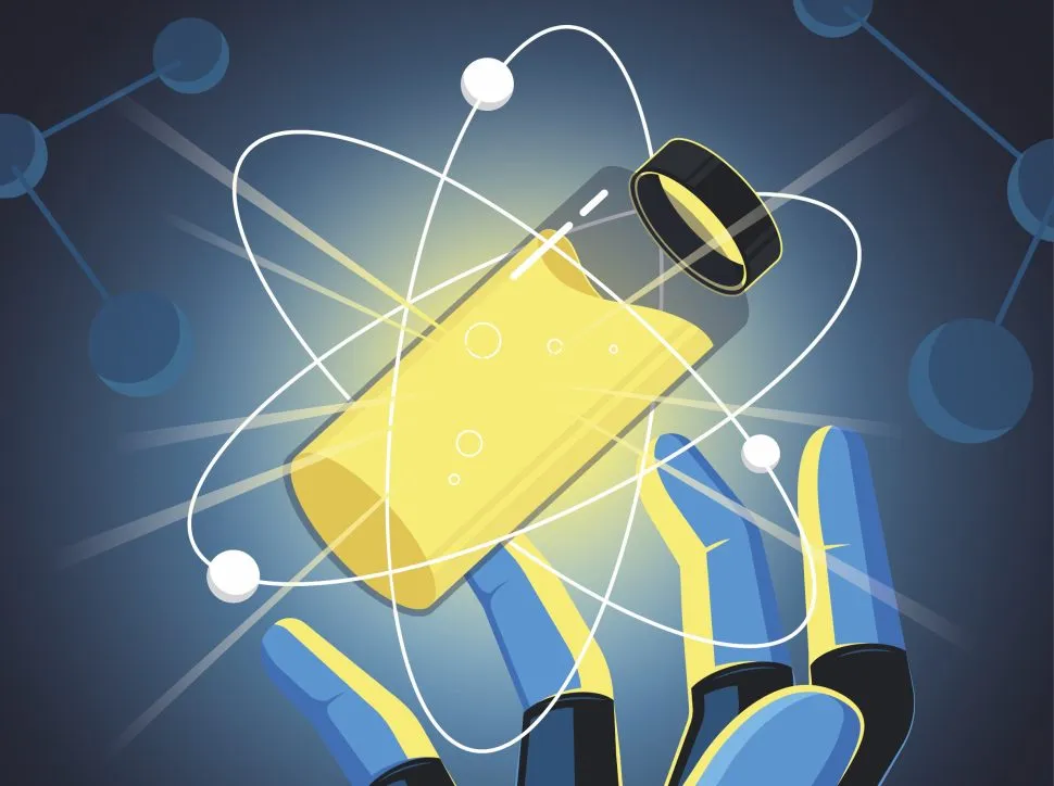 Exciting chemicals in a bottle