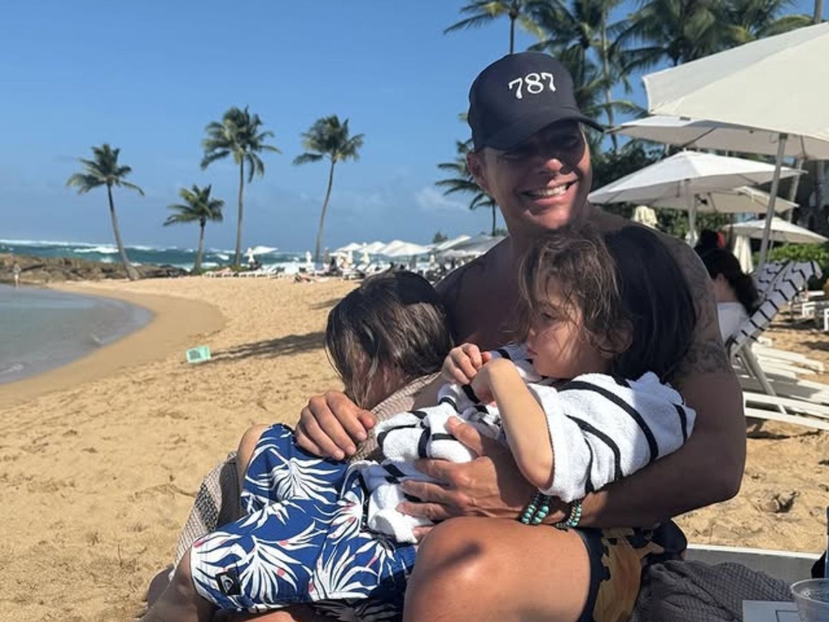 Ricky is fully enjoying spending time with his kids