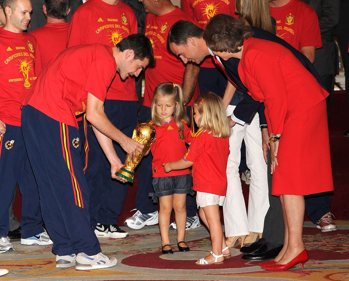 Princess Leonor and Infanta Sofía have grown up alongside many of Spain's greatest soccer moments, from the 2010 World Cup triumph to today's run to the final.