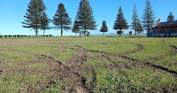 'Hoons' tear up Gisborne park – locals call for cameras