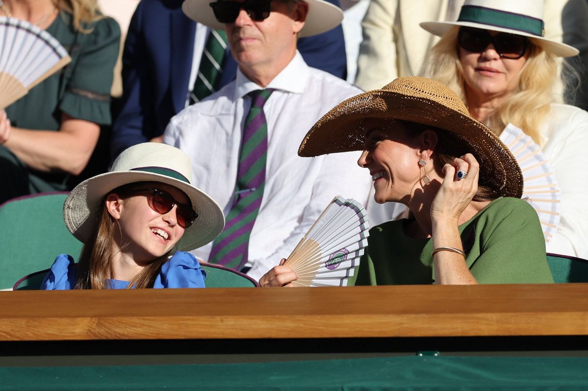 Princess Charlotte smiles alongside her mother, Kate Middleton, during a joyful exchange that quickly became a favorite among royal fans.