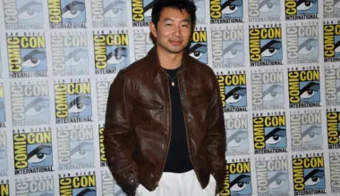 Canadian actor Simu Liu attends Marvel’s press room during Comic-Con International in San Diego, California, on July 25, 2026.