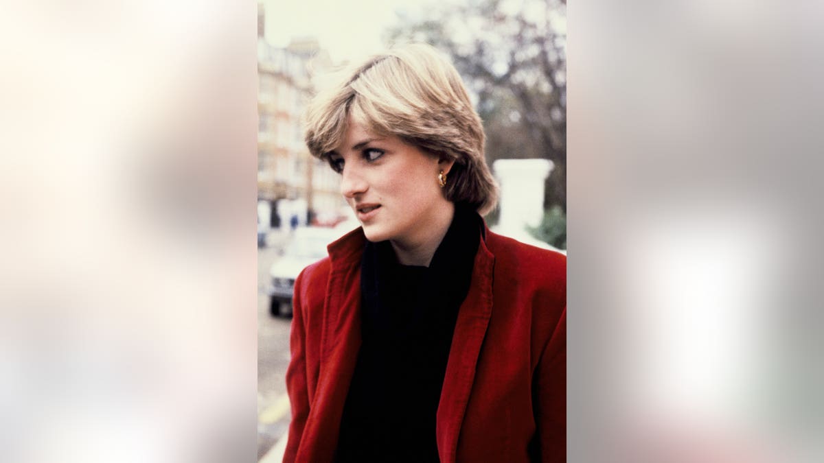 Diana Frances Spencer posing for a portrait photograph.