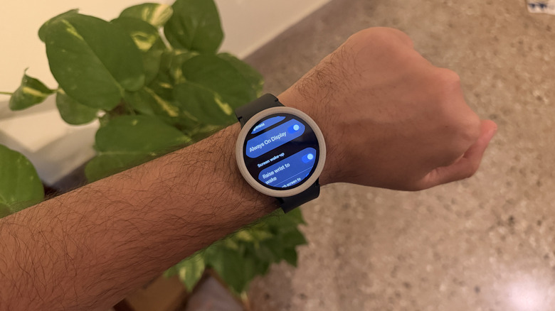 Always-on Display toggle on the Galaxy Watch 6