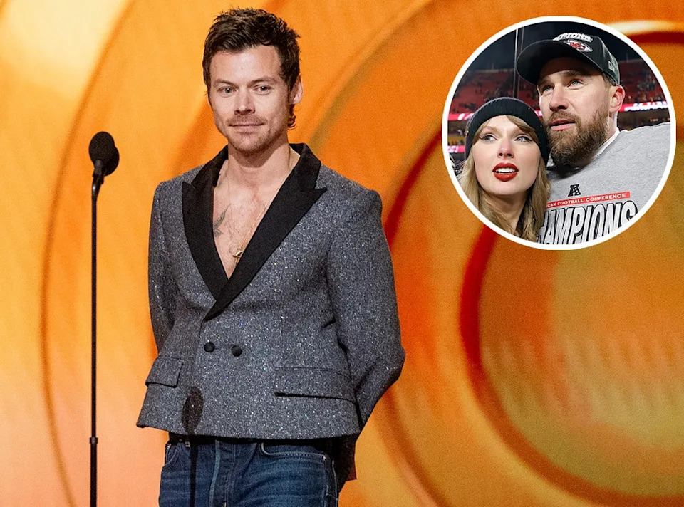 Harry Styles. Travis kelce, Taylor Swift