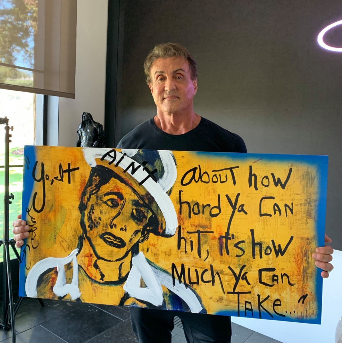 Sylvester Stallone is celebrating his 80th birthday by focusing on a passion that predates his Hollywood career.