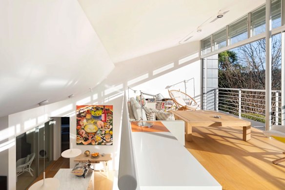 Inside the St Ives loft. 