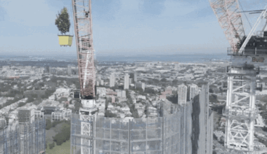 Atlassian Central tower: World’s tallest hybrid timber building reaches its highest point on Sydney skyline